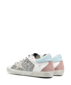 Golden Goose ‘Leopard Lace-Up Glitter Low Top Trainers’ Shoes 8 Golden Goose ‘Leopard Lace-Up Glitter Low Top Trainers’ Shoes