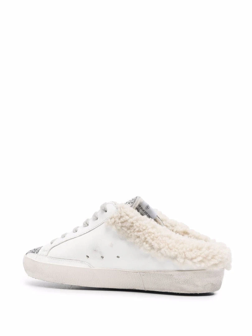 Golden Goose ‘Sabot Super-Star' Shearling Glitter Sneakers Shoes 5 Golden Goose ‘Sabot Super-Star' Shearling Glitter Sneakers Shoes