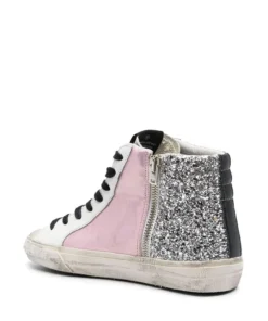 Golden Goose Shoes ‘Metallic Pink Glitter High Top Sneakers’ 8 Golden Goose Shoes ‘Metallic Pink Glitter High Top Sneakers’