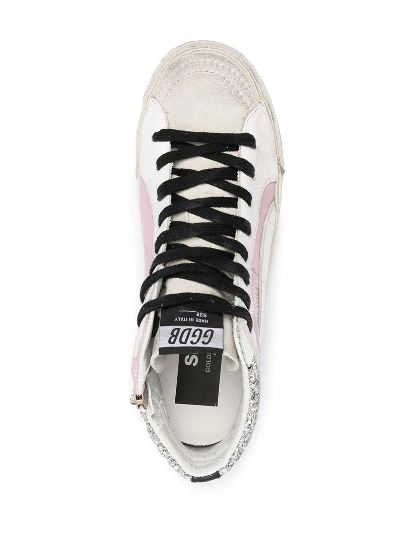 Golden Goose Shoes ‘Metallic Pink Glitter High Top Sneakers’ 6 Golden Goose Shoes ‘Metallic Pink Glitter High Top Sneakers’