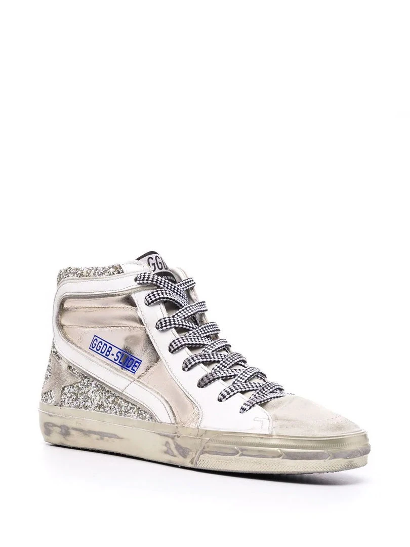 Golden Goose Shoes 'Gold Glitter Slide Sneakers' 4 Golden Goose Shoes 'Gold Glitter Slide Sneakers'