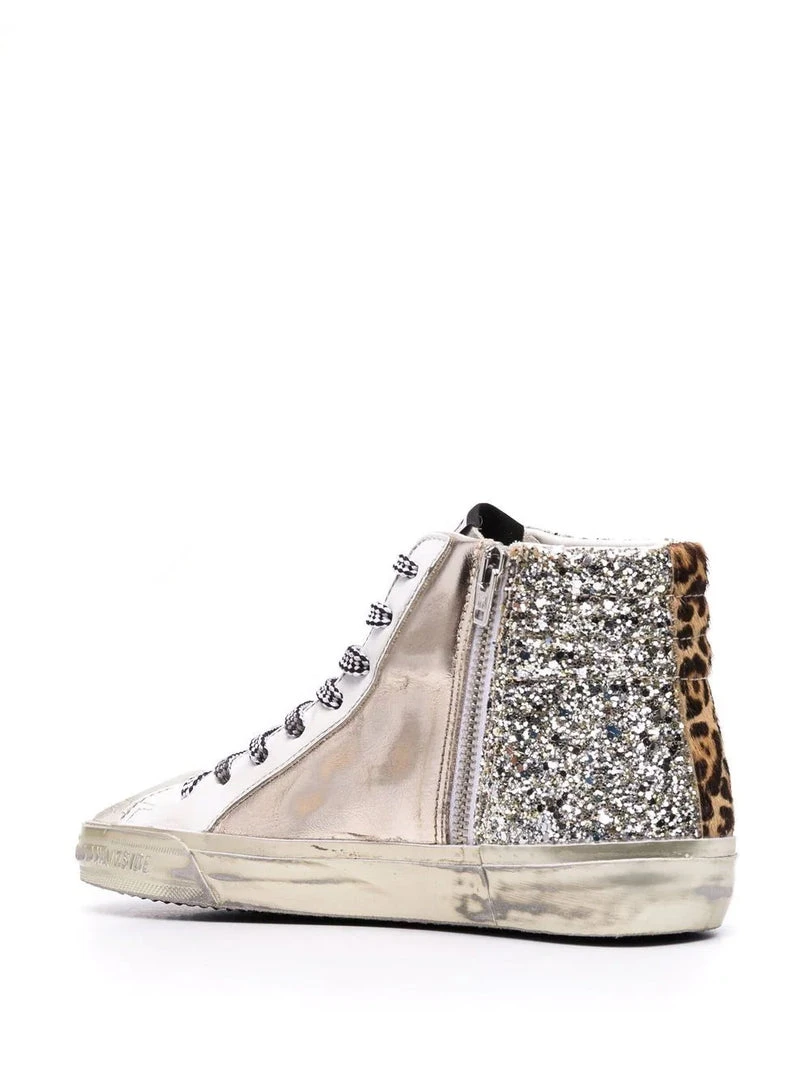 Golden Goose Shoes 'Gold Glitter Slide Sneakers' 5 Golden Goose Shoes 'Gold Glitter Slide Sneakers'