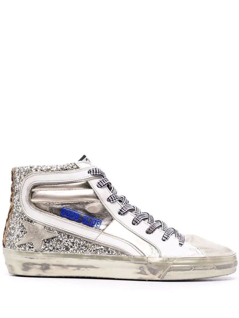 Golden Goose Shoes 'Gold Glitter Slide Sneakers' 3 Golden Goose Shoes 'Gold Glitter Slide Sneakers'