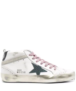 Golden Goose 'Mid Rise Pink Lace Sneakers' Shoes