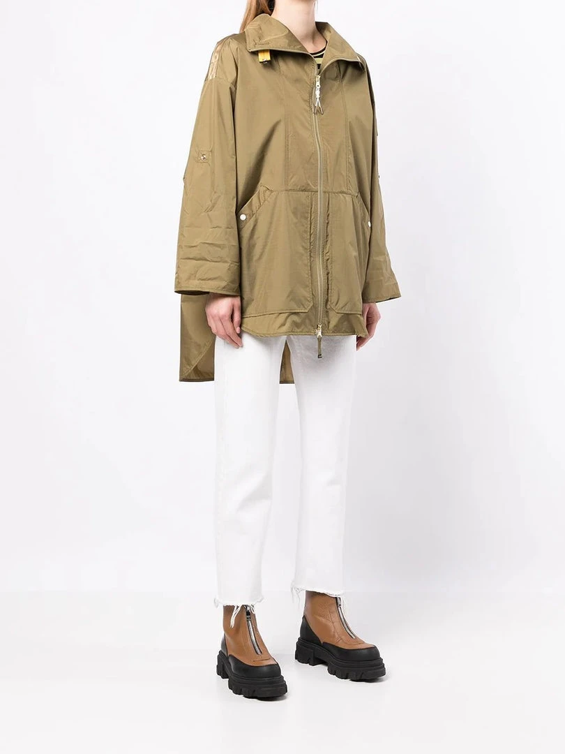 Parajumpers Green 'Hannah' Water Repellent Shacket Clothing 5 Parajumpers Green 'Hannah' Water Repellent Shacket Clothing