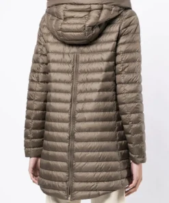 Parajumpers Green 'Tessa' Hooded Coat Clothing