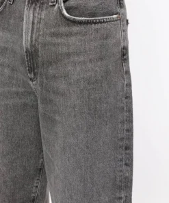 Agolde Grey 'Balloon High Rise Curved Taper Jeans'