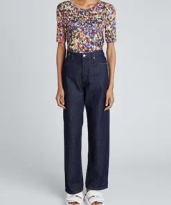 DRIES VAN NOTEN Clothing Blue Toned 'Humbli' T-shirt