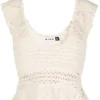 Rixo London 'Indiana' Crochet Top 1 Rixo London 'Indiana' Crochet Top