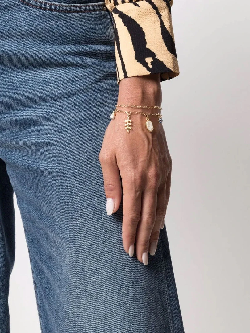 Isabel Marant Gold ‘New It’s All’ Chain Bracelet 4 Isabel Marant Gold ‘New It’s All’ Chain Bracelet