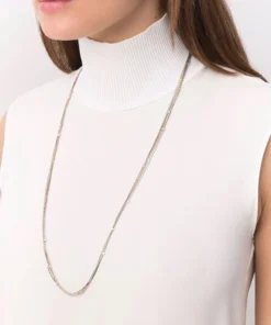 Isabel Marant Accessories Celadon ‘Multi String Long Necklace’