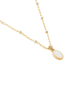 Isabel Marant Accessories White 'Mini Bead Chain Necklace'