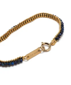 Isabel Marant Accessories Navy 'Bead Bauble Bracelet'