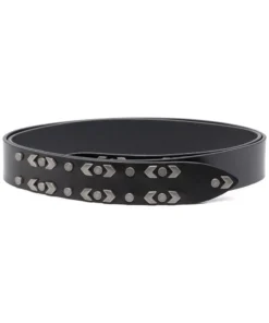 Isabel Marant 'Lecce' Silver Stud Belt