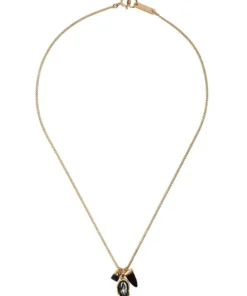 Isabel Marant Accessories Black ‘Charm Detail Necklace’