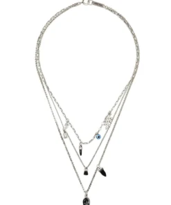 Isabel Marant Black And Silver ‘New It’s All’ Chain Necklace Accessories