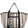 Isabel Marant 'Warden' Large Woven Stripe Tote Bag Bags