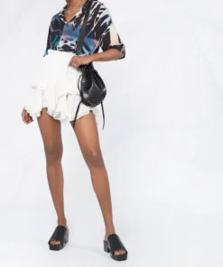 Isabel Marant Silver Studded 'Radja' Large Bucket Bag