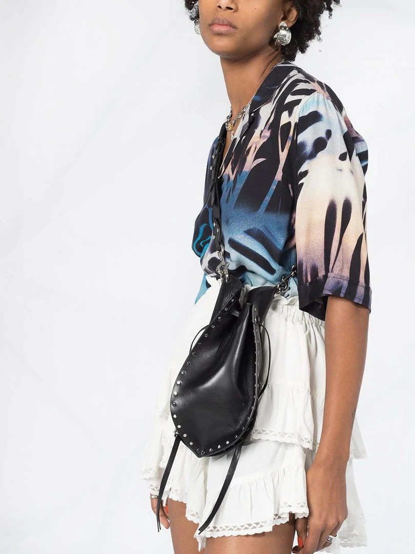 Isabel Marant Silver Studded 'Radja' Large Bucket Bag 5 Isabel Marant Silver Studded 'Radja' Large Bucket Bag