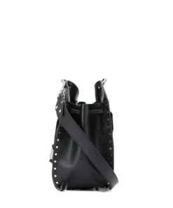 Isabel Marant Silver Studded 'Radja' Large Bucket Bag