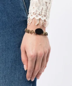 Isabel Marant Black 'Stones Bracelet' Accessories