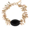 Isabel Marant Black 'Stones Bracelet' Accessories