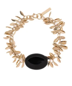 Isabel Marant Black 'Stones Bracelet' Accessories