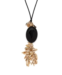 Isabel Marant Black 'Stones Necklace' Accessories