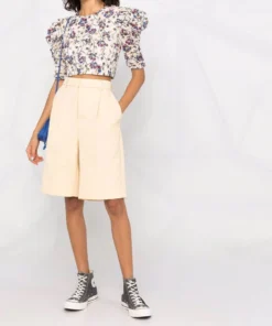 Isabel Marant Etoile Clothing Cream 'Silva' Floral Top