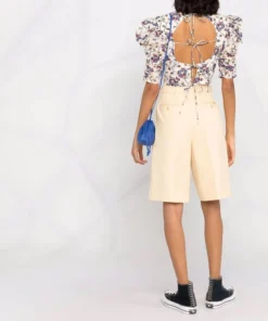 Isabel Marant Etoile Clothing Cream 'Silva' Floral Top