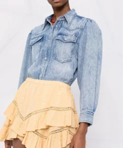 Isabel Marant Etoile Honey Toned 'Jocadia' Shorts Clothing