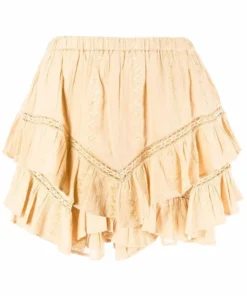 Isabel Marant Etoile Honey Toned 'Jocadia' Shorts Clothing