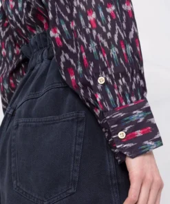 Isabel Marant Etoile 'Lally' Printed Blouse Clothing