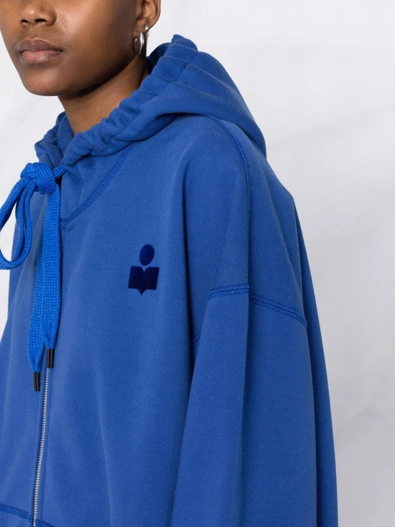 Isabel Marant Etoile Oversized 'Minila' Zip-Up Hoodie Clothing 5 Isabel Marant Etoile Oversized 'Minila' Zip-Up Hoodie Clothing