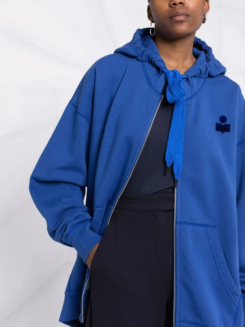 Isabel Marant Etoile Oversized 'Minila' Zip-Up Hoodie Clothing 7 Isabel Marant Etoile Oversized 'Minila' Zip-Up Hoodie Clothing