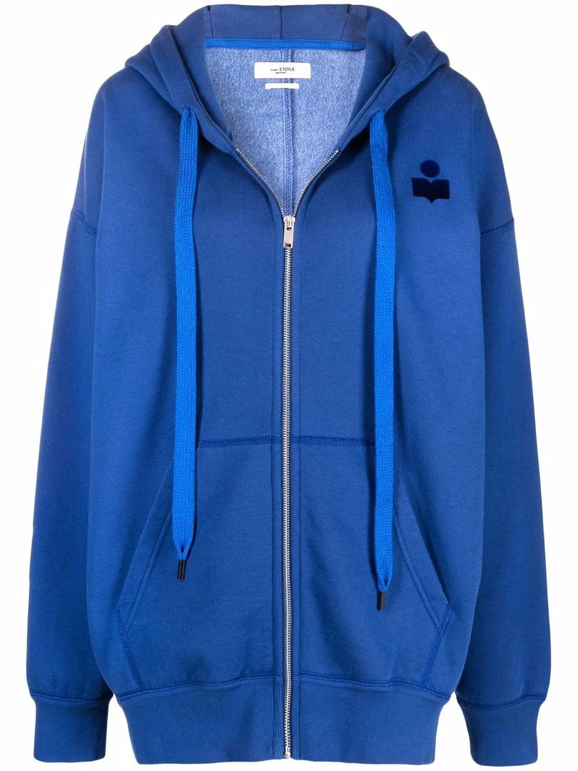 Isabel Marant Etoile Oversized 'Minila' Zip-Up Hoodie Clothing 3 Isabel Marant Etoile Oversized 'Minila' Zip-Up Hoodie Clothing