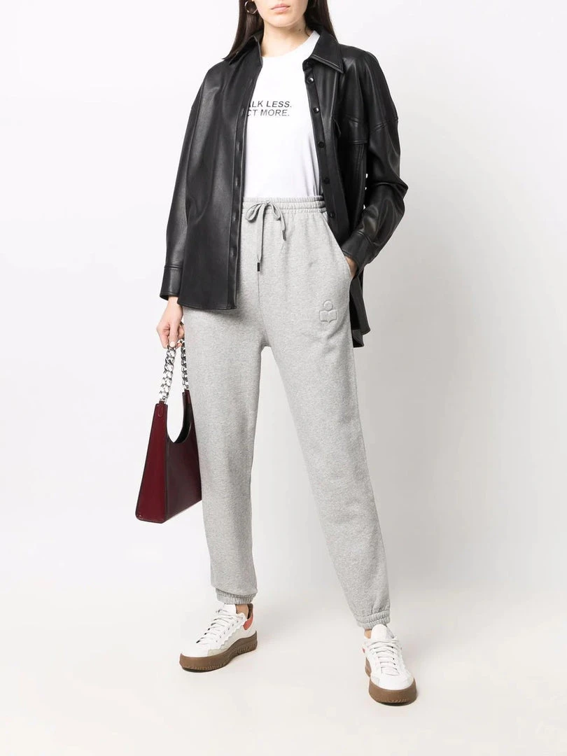 Isabel Marant Etoile Clothing Grey 'Maloni' Jogging Bottoms 4 Isabel Marant Etoile Clothing Grey 'Maloni' Jogging Bottoms