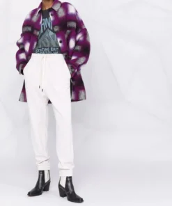 Isabel Marant Etoile Clothing Ecru 'Maloni' Jogging Bottoms