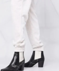 Isabel Marant Etoile Clothing Ecru 'Maloni' Jogging Bottoms