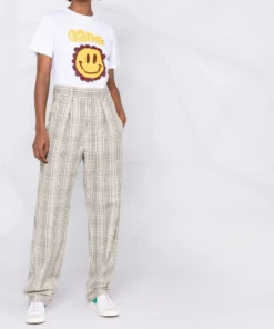 Isabel Marant Etoile Clothing ‘Miro’ Textured Check Trousers