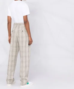Isabel Marant Etoile Clothing ‘Miro’ Textured Check Trousers