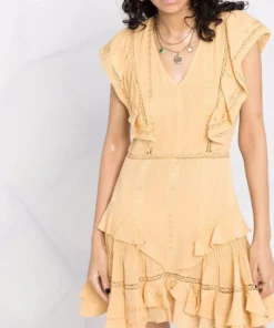 Isabel Marant Etoile Honey 'Jaudrey' Lace Mini Dress Clothing