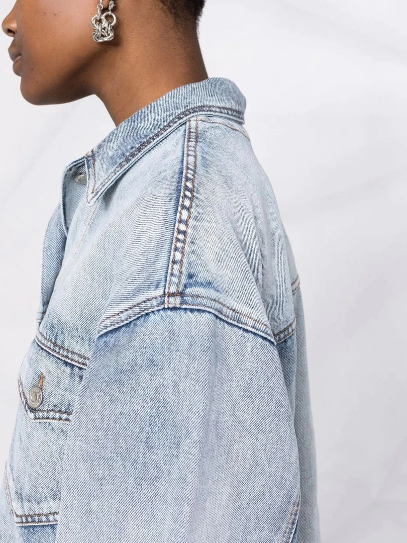 Isabel Marant Etoile Clothing Oversized 'Tadia' Denim Jacket 5 Isabel Marant Etoile Clothing Oversized 'Tadia' Denim Jacket