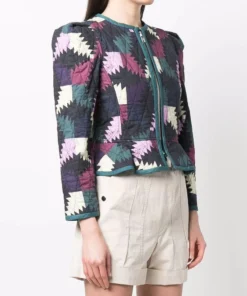 Isabel Marant Etoile 'Hafileal' Geometric Print Jacket Clothing 9 Isabel Marant Etoile 'Hafileal' Geometric Print Jacket Clothing