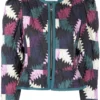 Isabel Marant Etoile 'Hafileal' Geometric Print Jacket Clothing