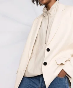 Isabel Marant Etoile Oversized ‘Ilindo’ Textured Blazer