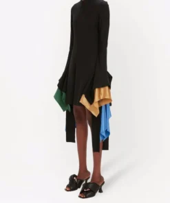 JW Anderson ‘Fluted Sleeve Fitted Mini Dress’