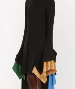 JW Anderson ‘Fluted Sleeve Fitted Mini Dress’