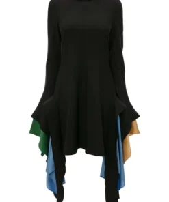 JW Anderson ‘Fluted Sleeve Fitted Mini Dress’