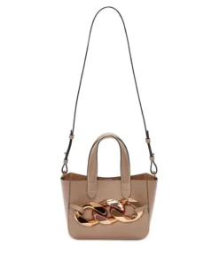 JW Anderson Taupe SS22 ‘Mini Chain Tote Bag’ Bags